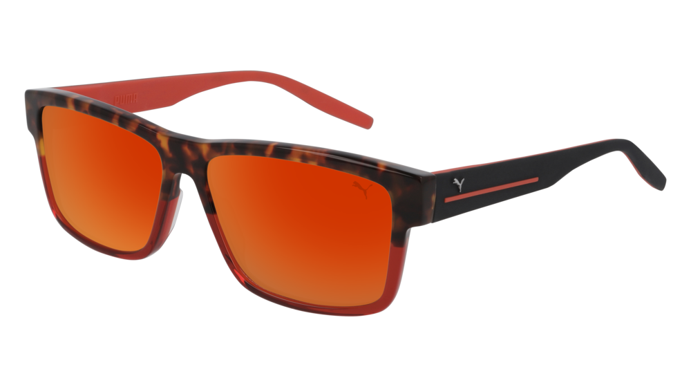 Puma PU0267S-003 58 Sunglass ACETATE